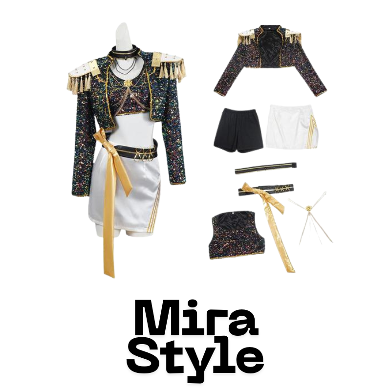 Kpop Demon Costume Sparkle Set