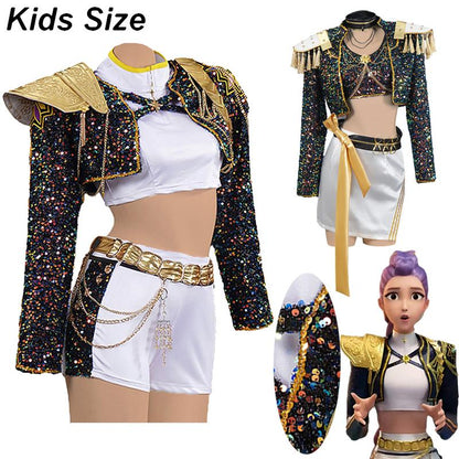 Kpop Demon Costume Sparkle Set